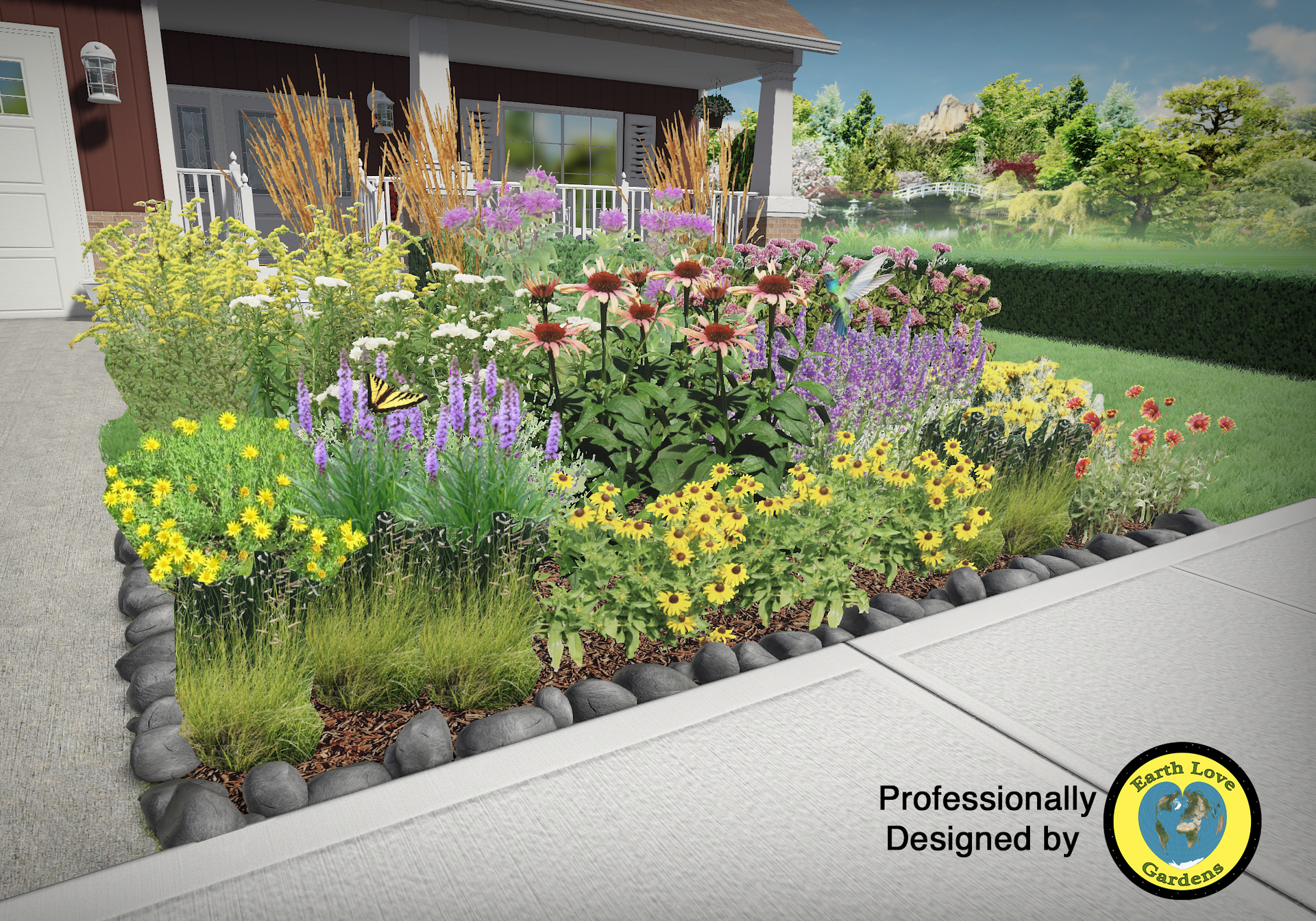 Large Full Sun Garden – Simply Bee Conservation