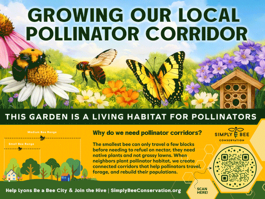 Pollinator Collective Project Yard Sign