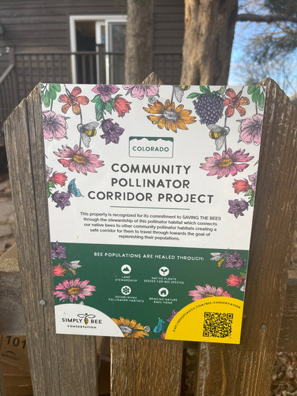 Pollinator Collective Project Yard Sign