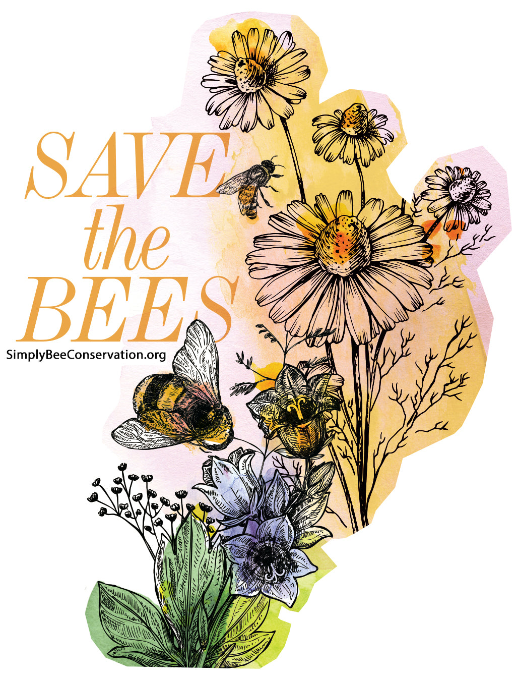 Save the Bees Sticker